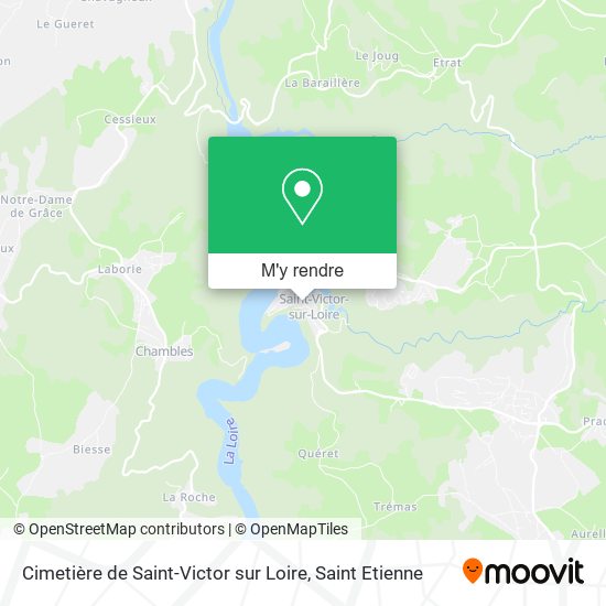 Cimetière de Saint-Victor sur Loire plan