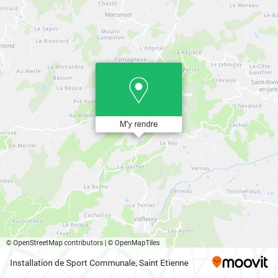 Installation de Sport Communale plan