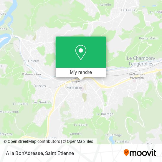 A la Bon'Adresse plan