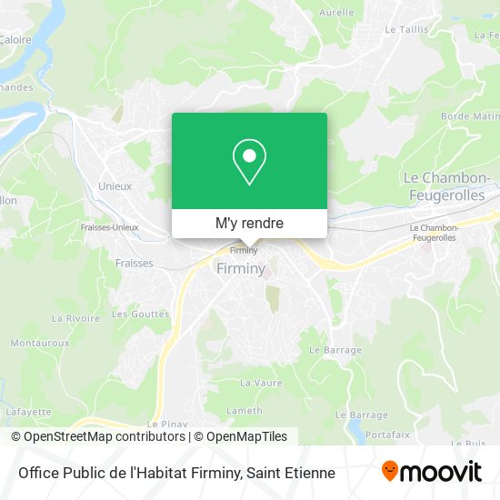 Office Public de l'Habitat Firminy plan