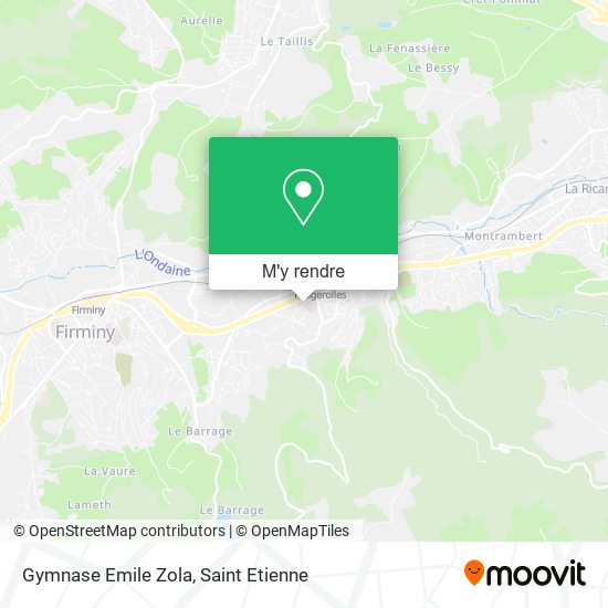 Gymnase Emile Zola plan