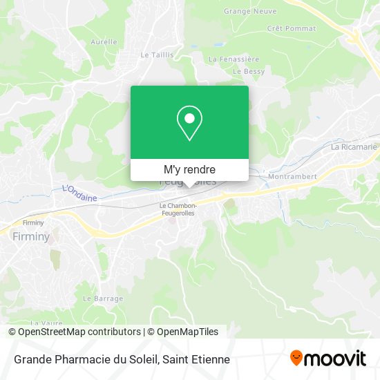Grande Pharmacie du Soleil plan