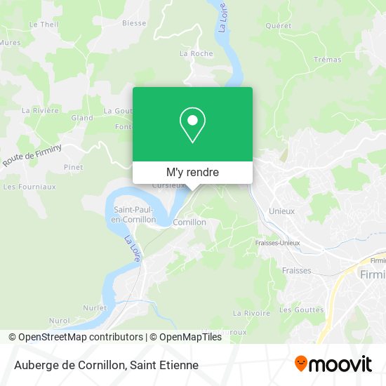 Auberge de Cornillon plan