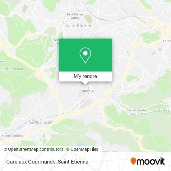 Gare aux Gourmands plan