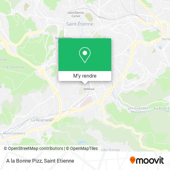 A la Bonne Pizz plan