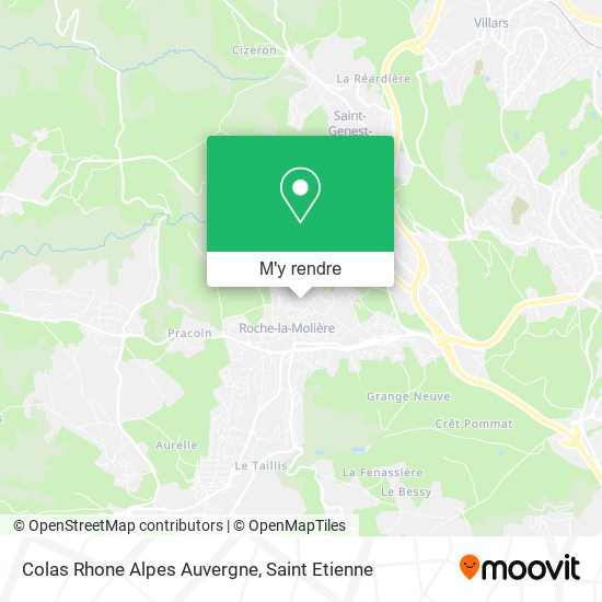 Colas Rhone Alpes Auvergne plan