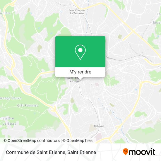 Commune de Saint Etienne plan