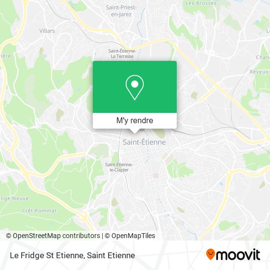 Le Fridge St Etienne plan