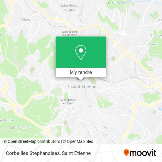 Corbeilles Stephanoises plan