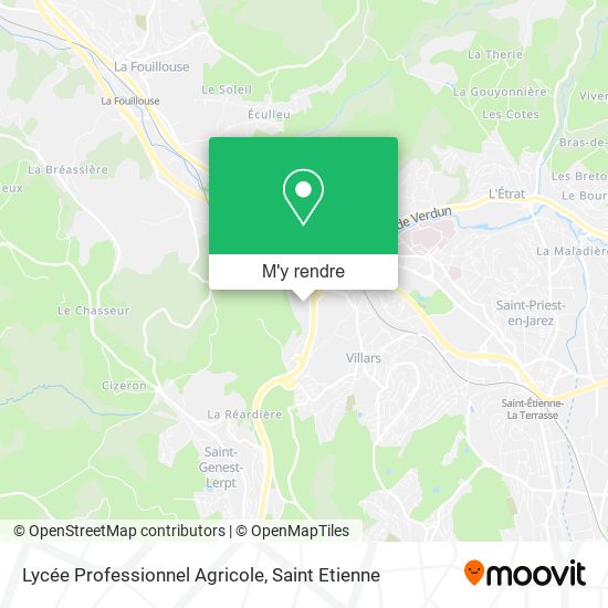 Lycée Professionnel Agricole plan