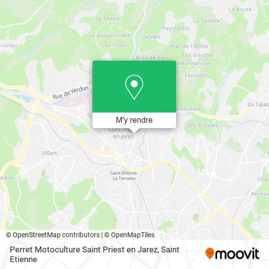 Perret Motoculture Saint Priest en Jarez plan