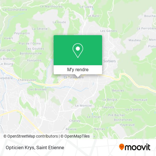 Opticien Krys plan