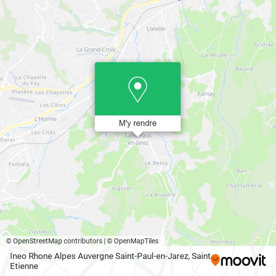 Ineo Rhone Alpes Auvergne Saint-Paul-en-Jarez plan