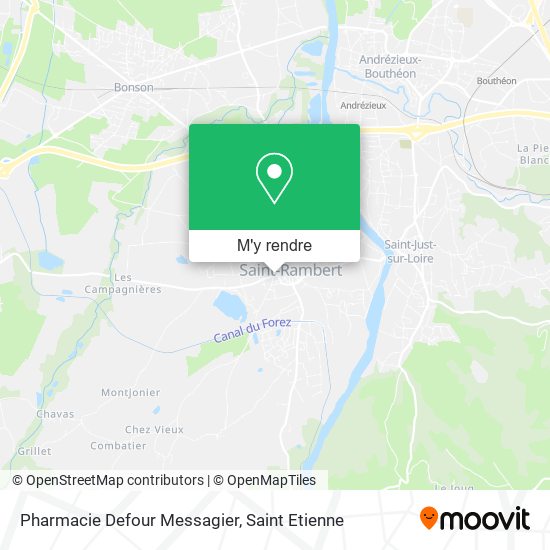 Pharmacie Defour Messagier plan