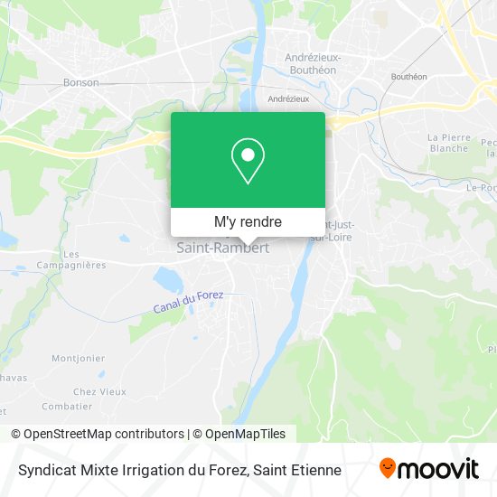 Syndicat Mixte Irrigation du Forez plan