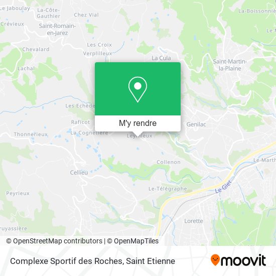 Complexe Sportif des Roches plan