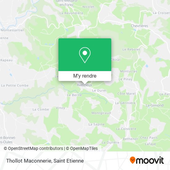 Thollot Maconnerie plan