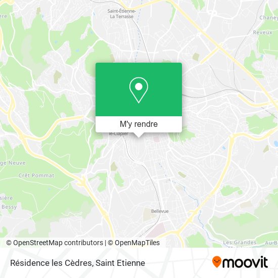 Résidence les Cèdres plan