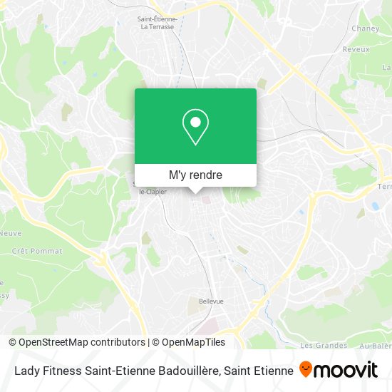 Lady Fitness Saint-Etienne Badouillère plan