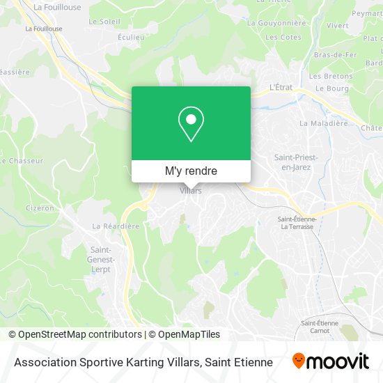 Association Sportive Karting Villars plan