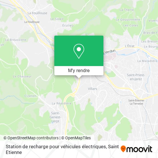 Station de recharge pour véhicules électriques plan