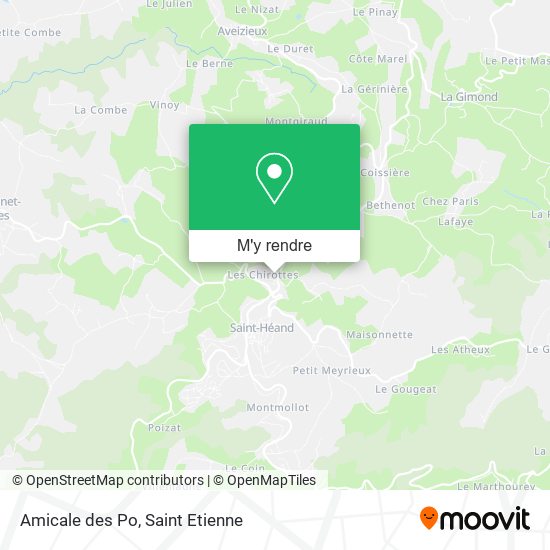 Amicale des Po plan