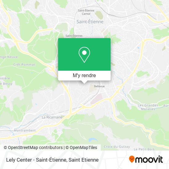Lely Center - Saint-Étienne plan