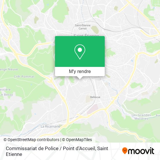 Commissariat de Police / Point d'Accueil plan
