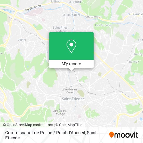 Commissariat de Police / Point d'Accueil plan