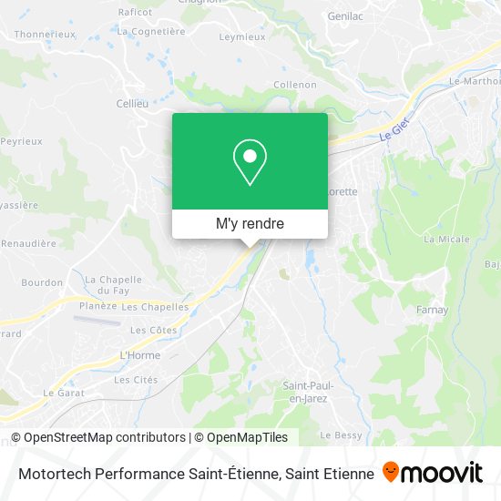 Motortech Performance Saint-Étienne plan