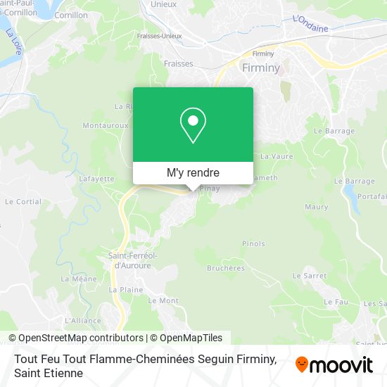 Tout Feu Tout Flamme-Cheminées Seguin Firminy plan