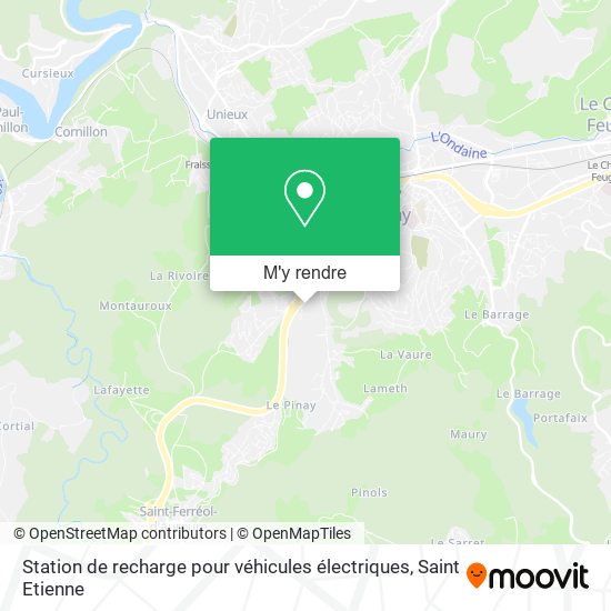 Station de recharge pour véhicules électriques plan