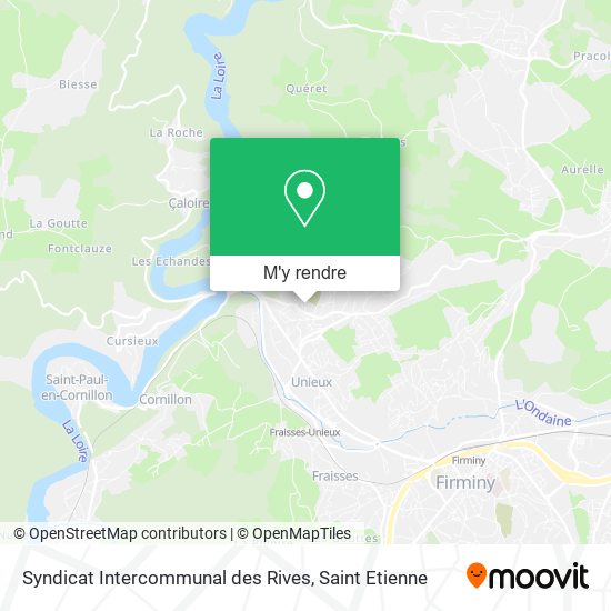 Syndicat Intercommunal des Rives plan