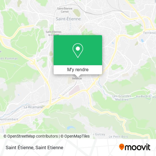Saint Étienne plan