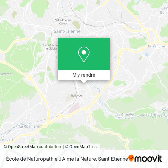 École de Naturopathie J'Aime la Nature plan