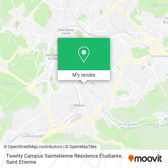 Twenty Campus Saintetienne Résidence Étudiante plan