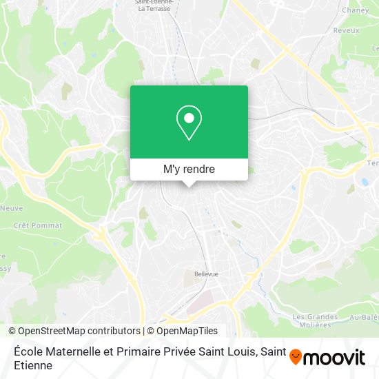 École Maternelle et Primaire Privée Saint Louis plan