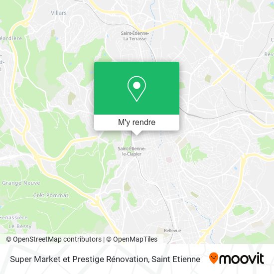 Super Market et Prestige Rénovation plan