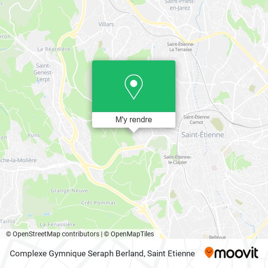 Complexe Gymnique Seraph Berland plan
