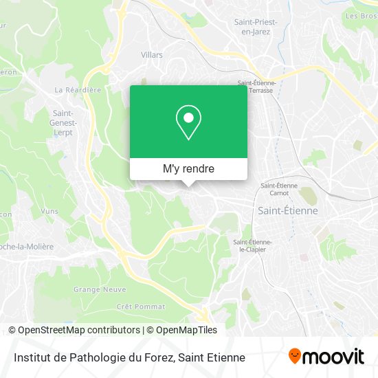 Institut de Pathologie du Forez plan