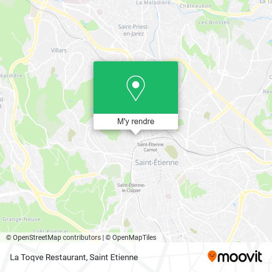 La Toqve Restaurant plan