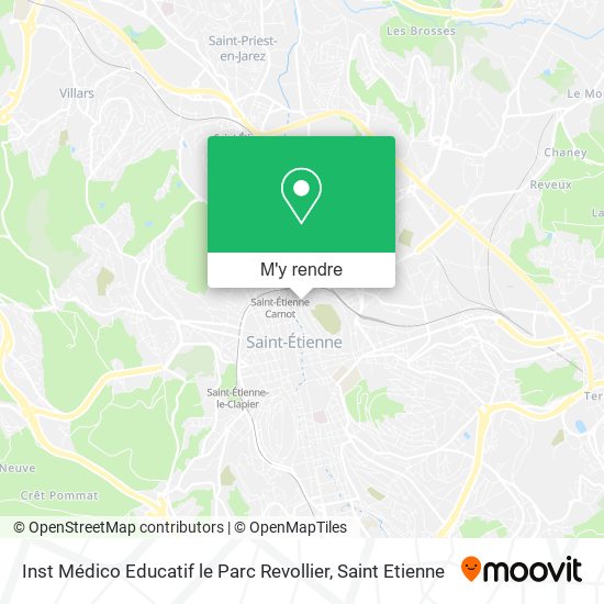 Inst Médico Educatif le Parc Revollier plan