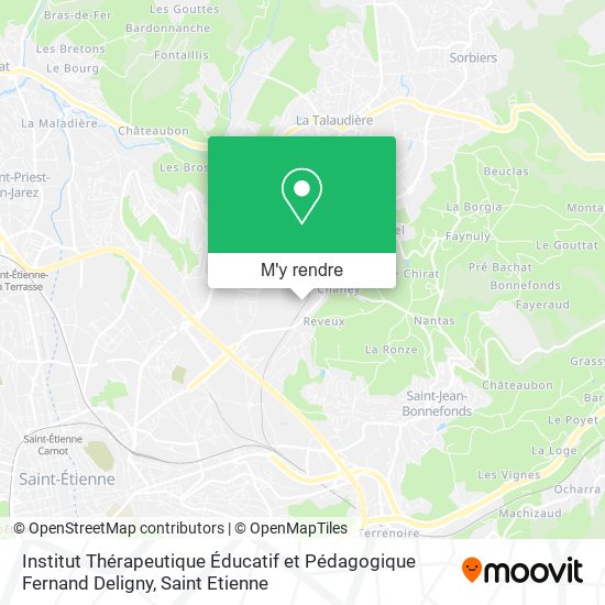 Institut Thérapeutique Éducatif et Pédagogique Fernand Deligny plan