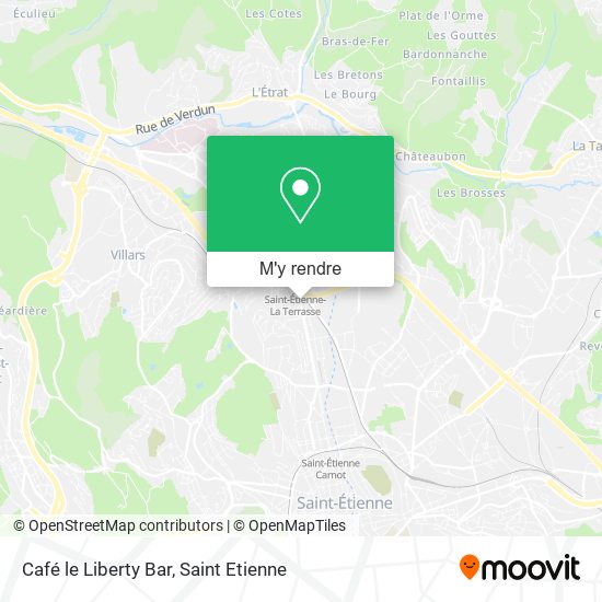 Café le Liberty Bar plan
