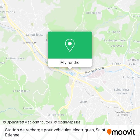 Station de recharge pour véhicules électriques plan
