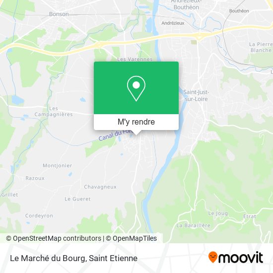 Le Marché du Bourg plan