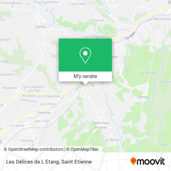 Les Délices de L Etang plan