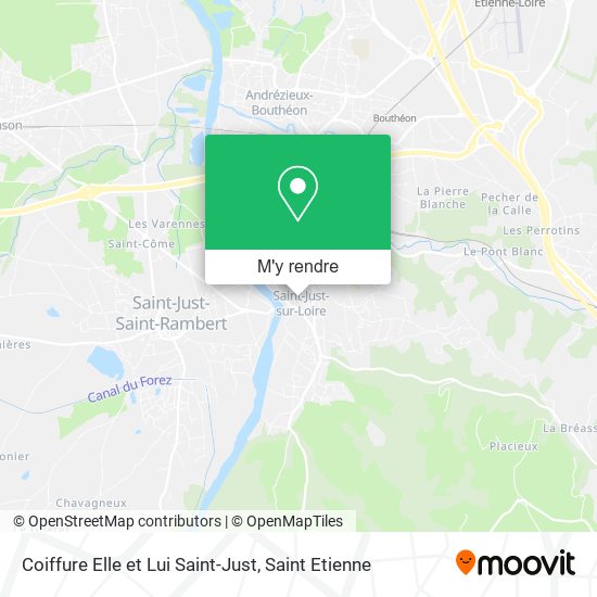 Coiffure Elle et Lui Saint-Just plan