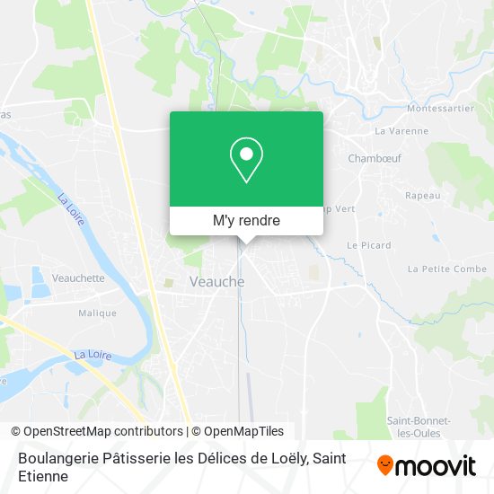 Boulangerie Pâtisserie les Délices de Loëly plan