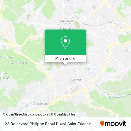 23 Boulevard Philippe Raoul Duval plan